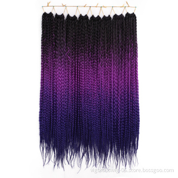 Vigorous Wholesale Price New Popular Heat Resistant Kinky Curly Wigs Hair For Black Women Synthetic Braiding Hair